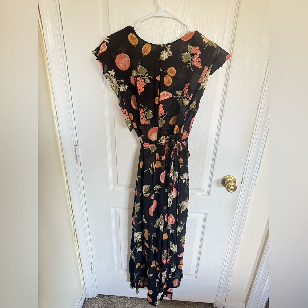 Reformation Fruitcake Midi Wrap Dress - Picture 5 of 6